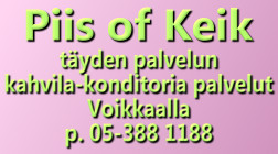 Mintun Konditoria / Piis of Keik logo